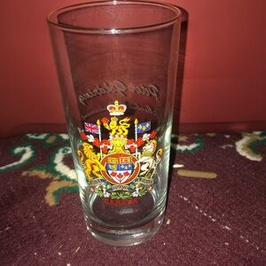 Canada Coat of Arms Glass on back Peter Goldring, member of Parliment- no flaws